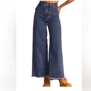 Billabong Dark Blue Wide Leg Jeans Size 25